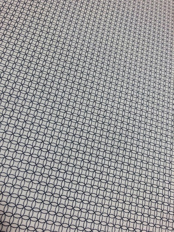 Baumwolle graphisches Muster Grau-Schwarz 12,-€/ Meter